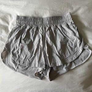 Lululemon Track That High Rise Shorts White